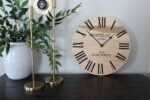 Large 18" French Style Maple Wall Clock (in stock)