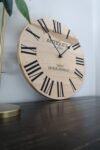 Large 18" French Style Maple Wall Clock (in stock)