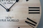 Large 18" French Style Maple Wall Clock (in stock)