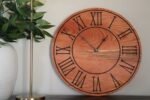 Locust 18" Hardwood Large Wall Clock (in stock)